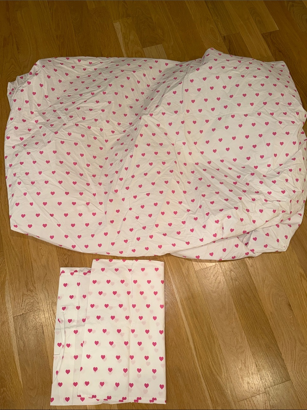 Pottery Barn Kids fitted sheet with matching pillowcase